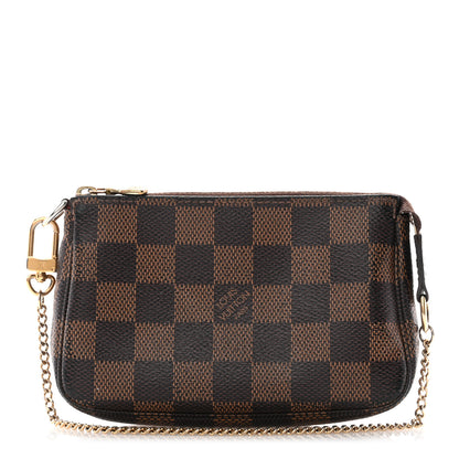 Louis Vuitton Damier Ebene Mini Pochette Accessories 1 of 8