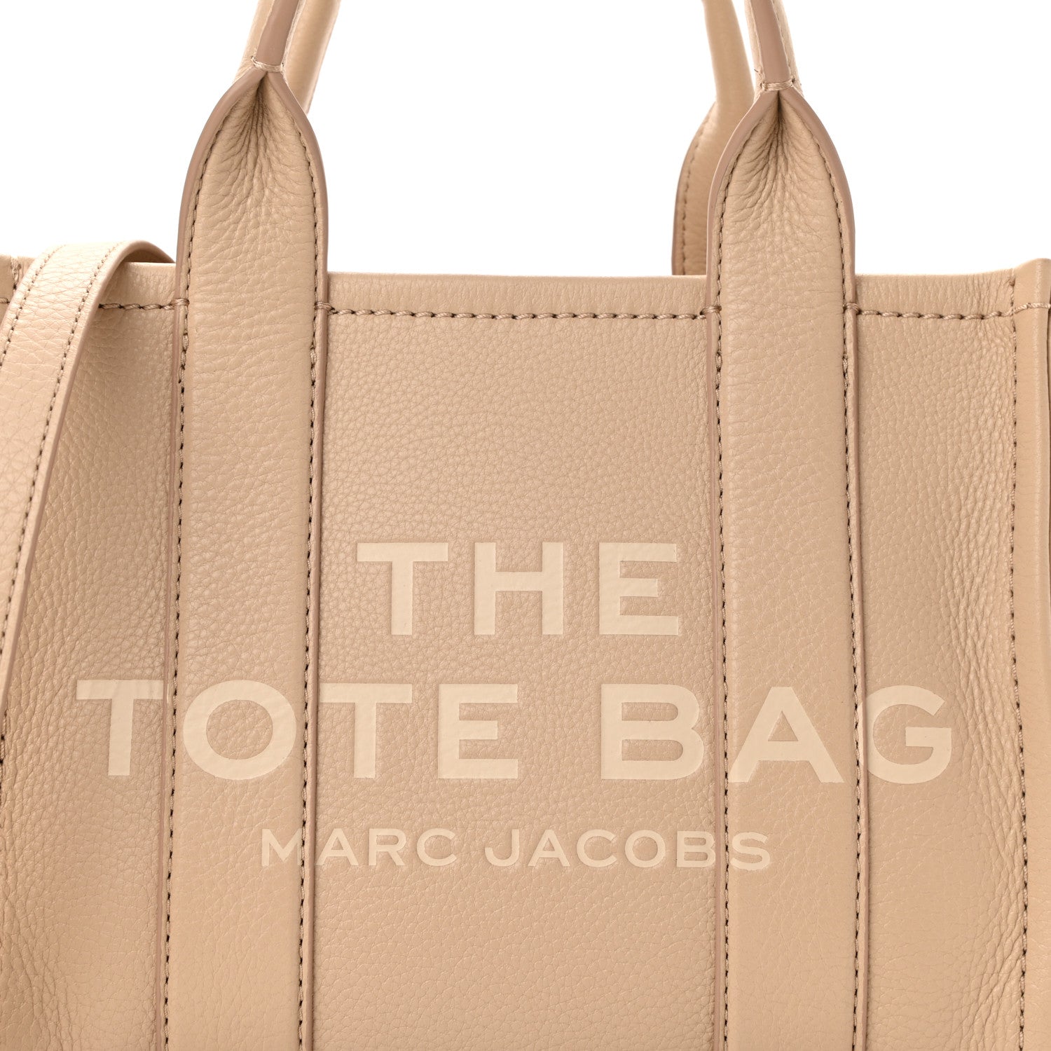 Marc Jacobs Grained Calfskin Small The Tote Bag Taupe 8 of 10