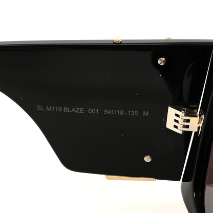 Saint Laurent Acetate Blaze Sunglasses SL M119 Black 6 of 7