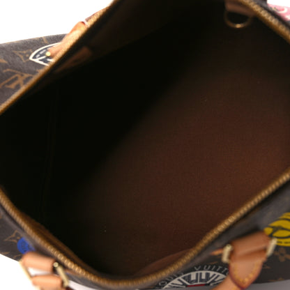 Louis Vuitton Monogram World Tour Speedy Bandouliere 30 5 of 8