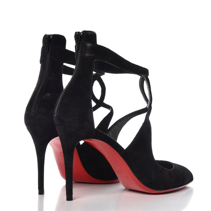 Christian Louboutin Veau Velours Rosas 85 Pumps 36 Black 4 of 11