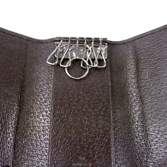 Gucci Monogram Key Case Ebony 4 of 6