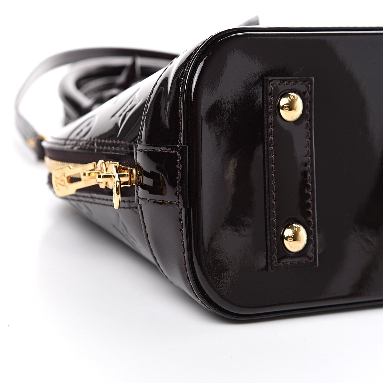 Louis Vuitton Vernis Alma BB Amarante 8 of 9
