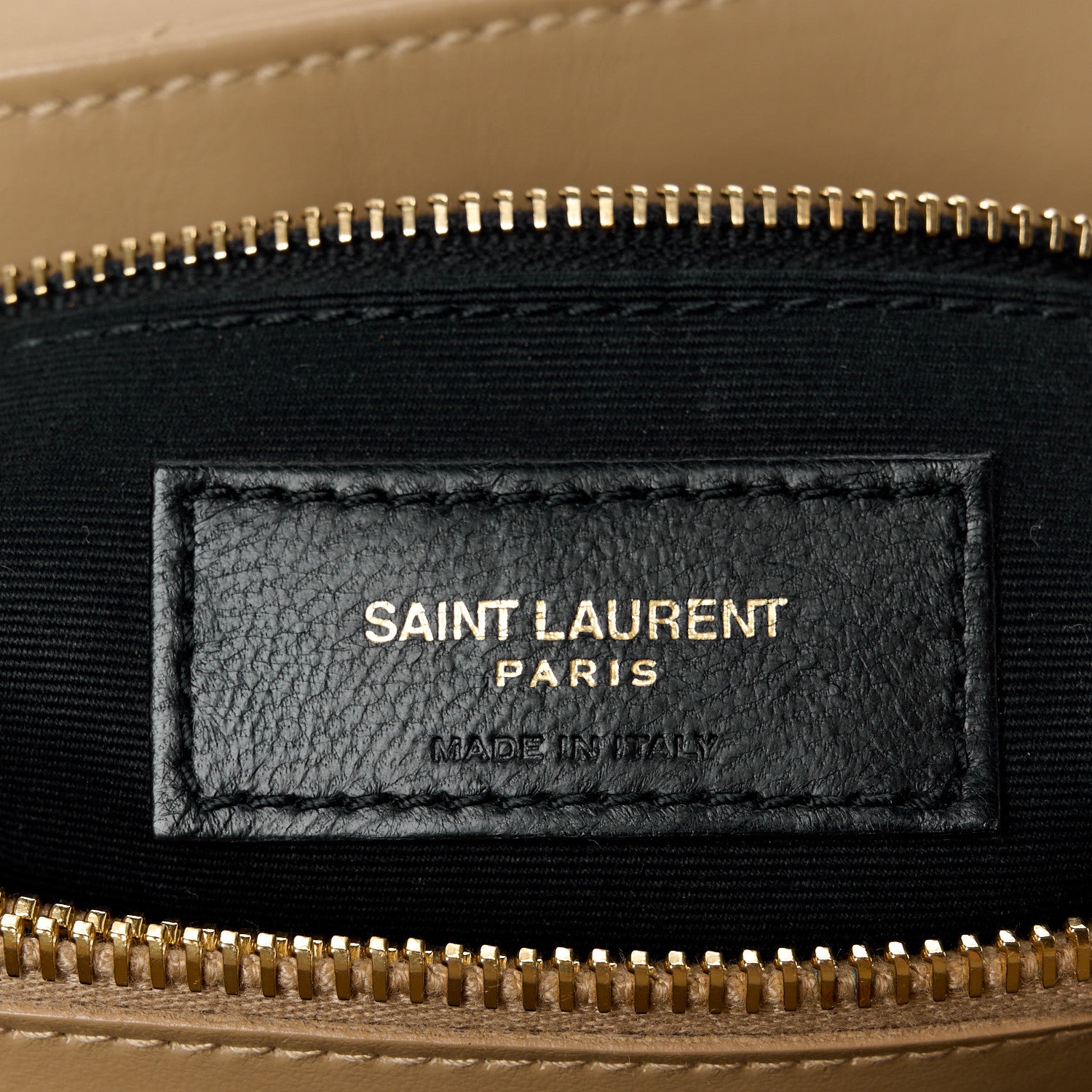 Saint Laurent Calfskin Y Quilted Monogram Medium Loulou Chain Satchel Dark Beige 8 of 13
