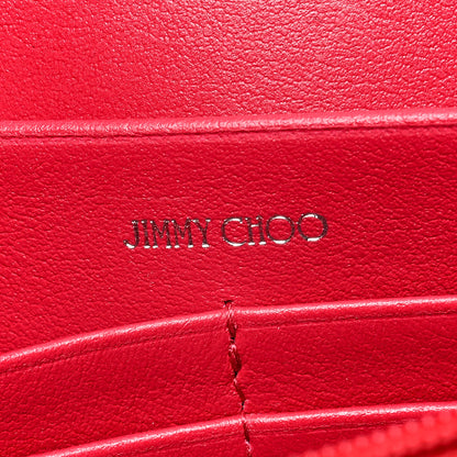 Jimmy Choo Velvet Crystal Cheri Wallet on Chain Pink 6 of 9