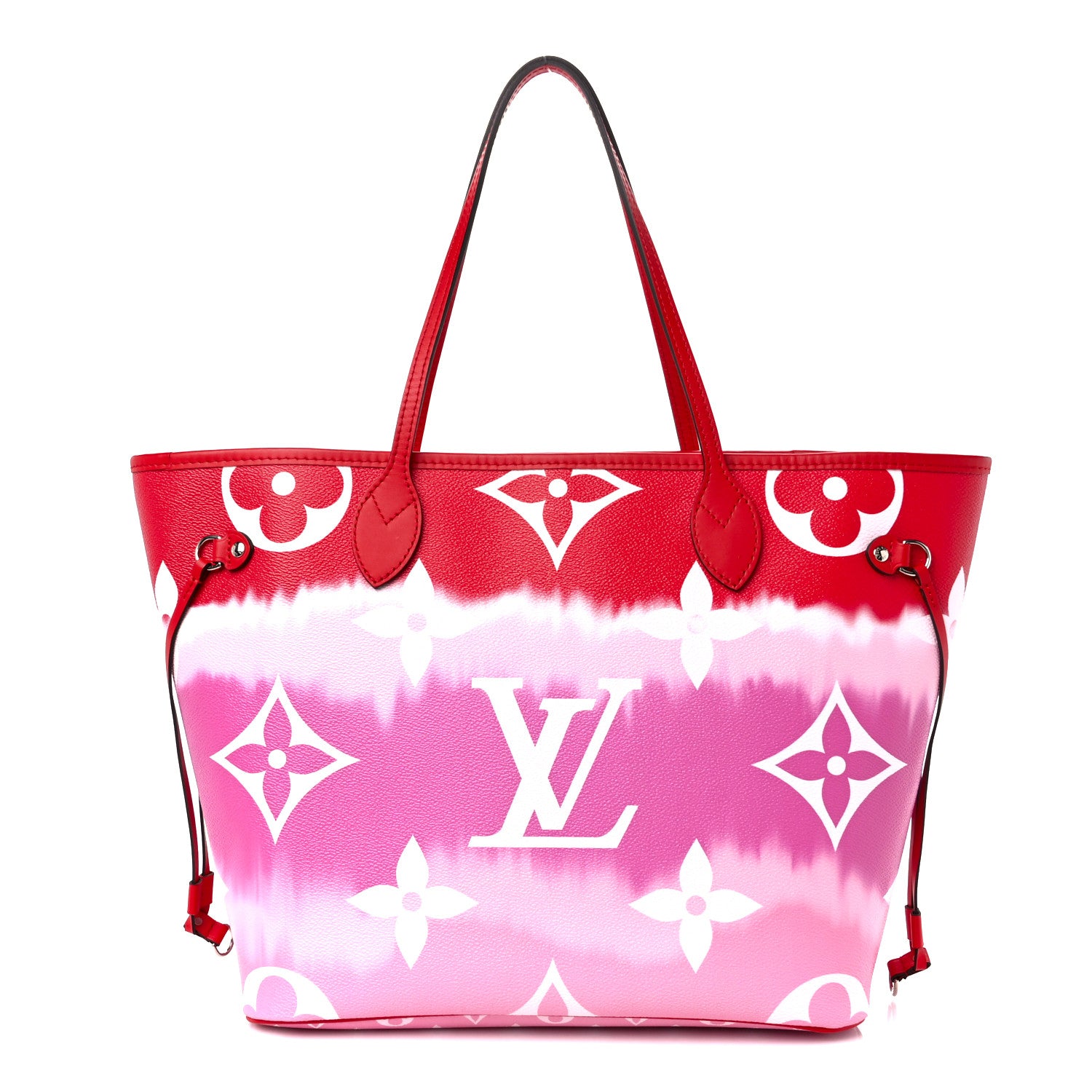 Louis Vuitton Monogram Escale Neverfull MM Rouge 1 of 15