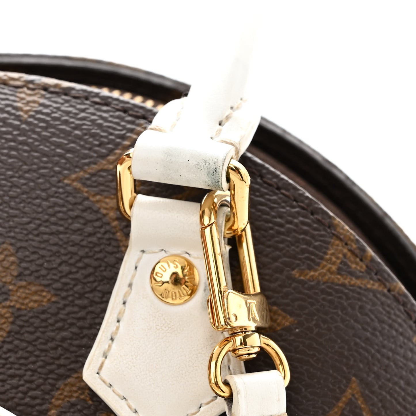 Monogram LV Match Ellipse BB White