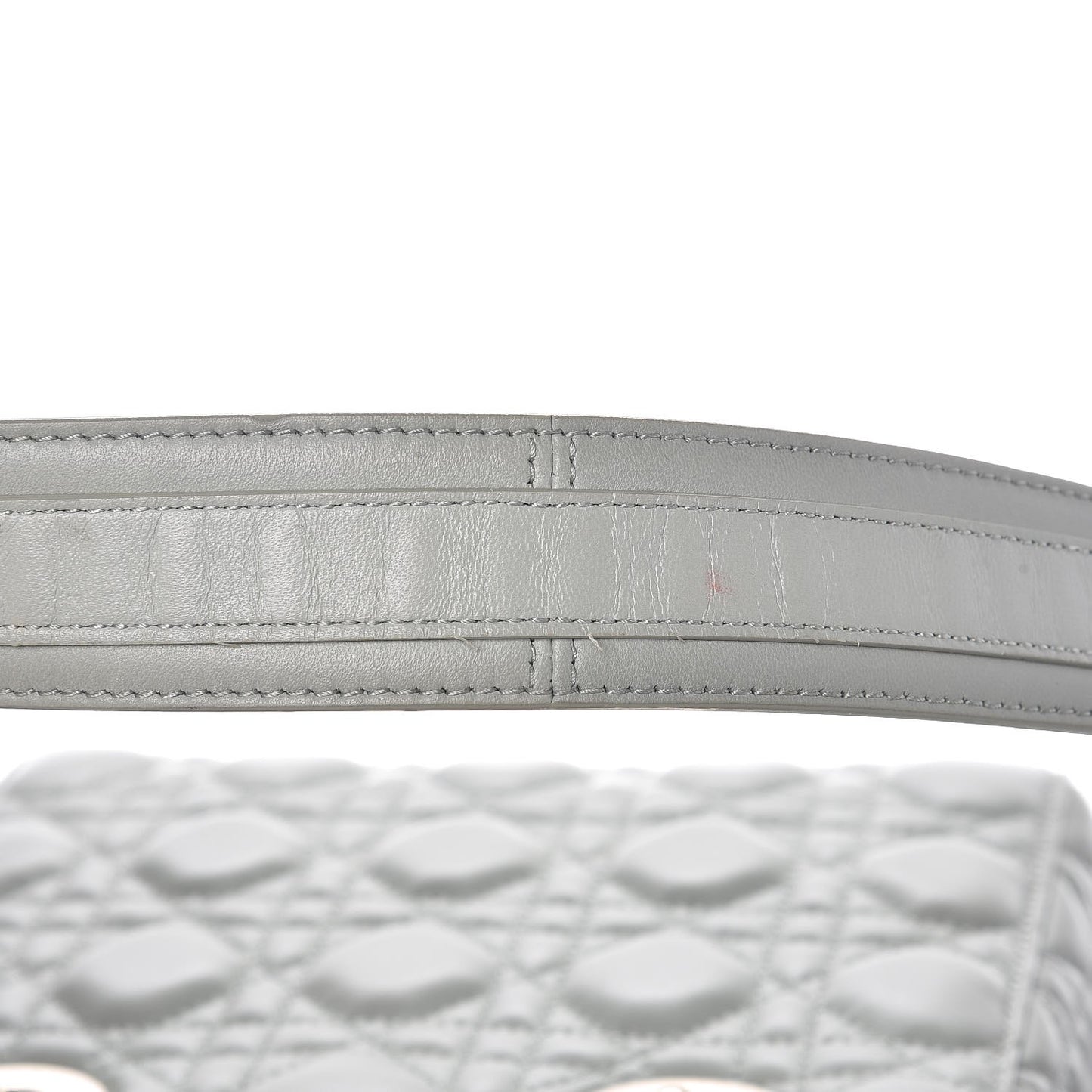 Lambskin Cannage Small My Lady Dior Pistachio