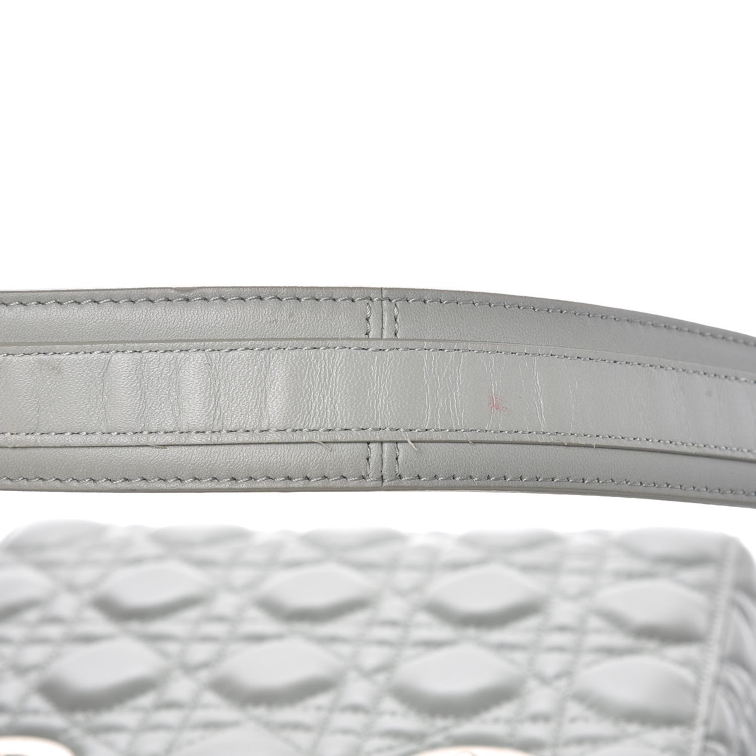 Christian Dior Lambskin Cannage Small My Lady Dior Pistachio 13 of 14