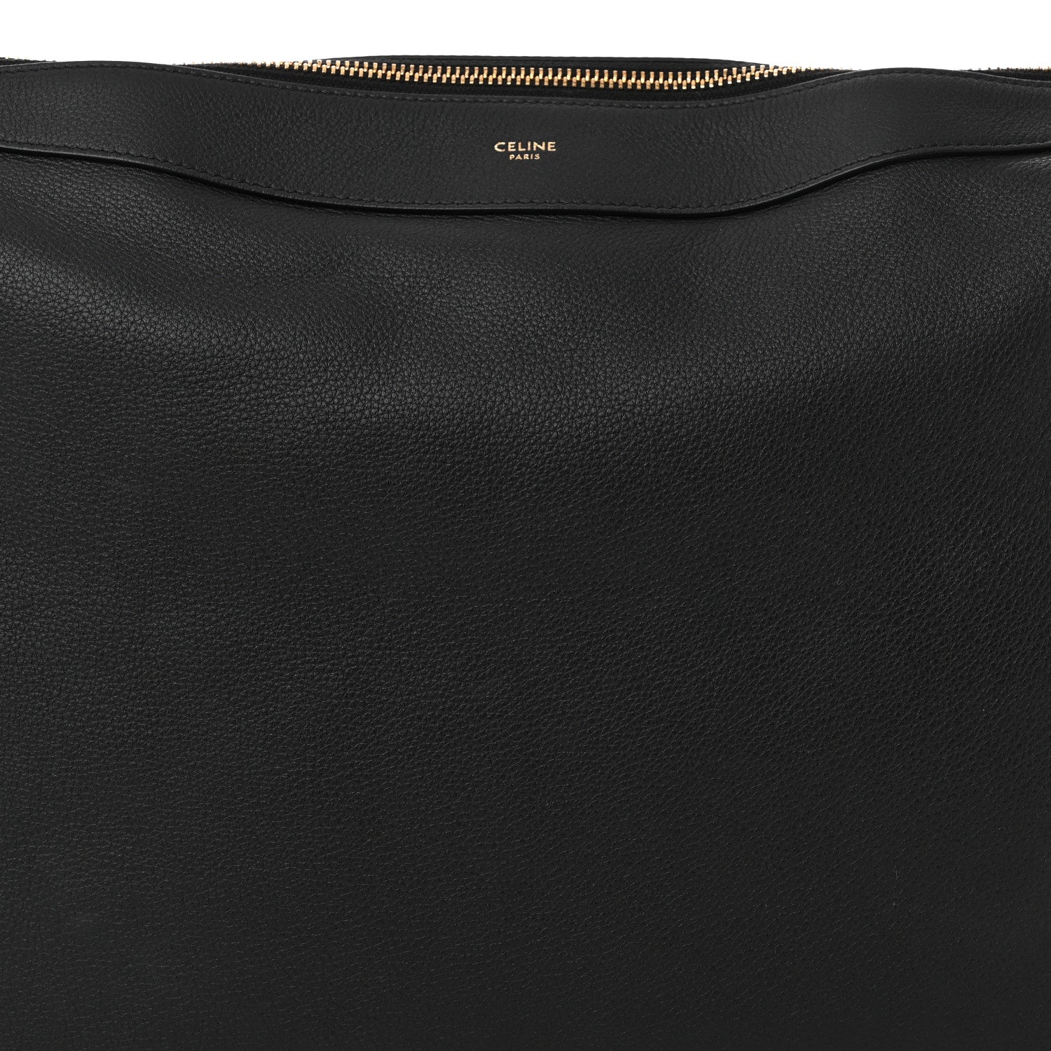 Celine Supple Calfskin Large Romy Shoulder Bag Black 8 of 10