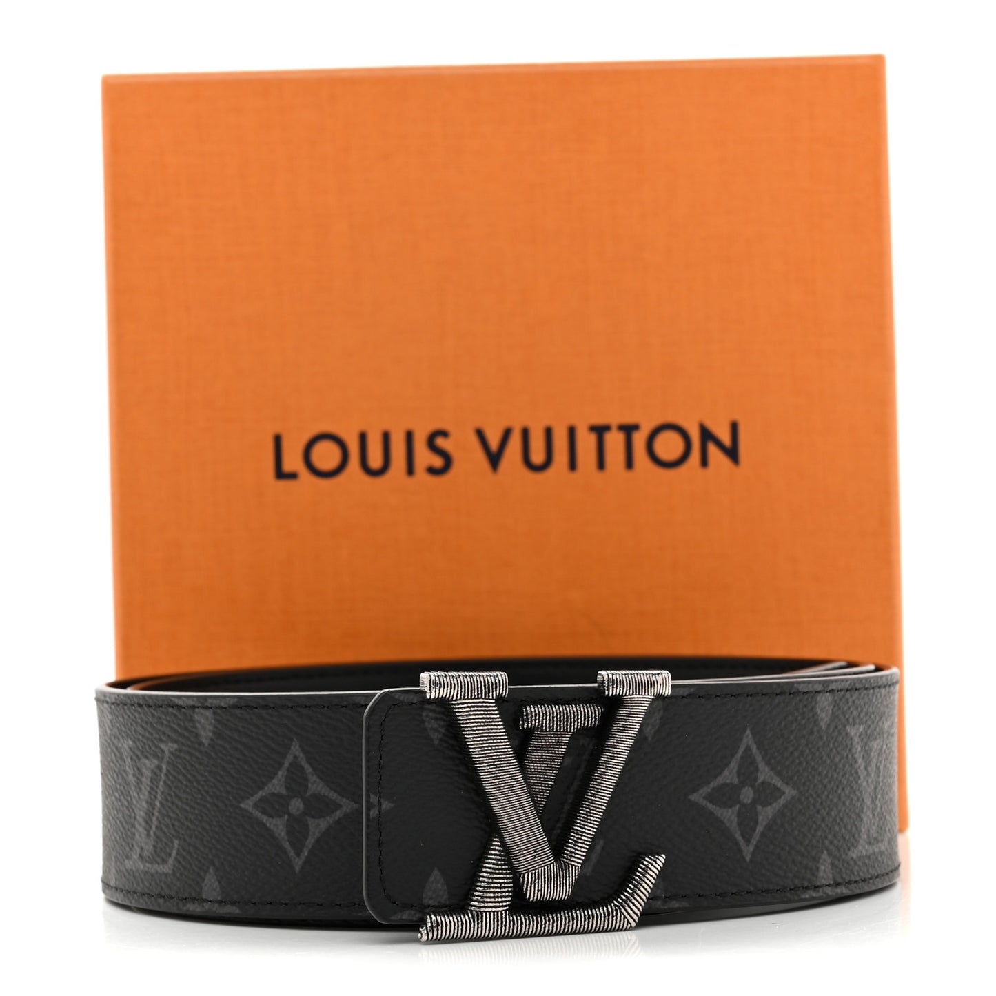 Monogram Eclipse 40mm LV Stitch Reversible Belt 90 36 90 36 Black