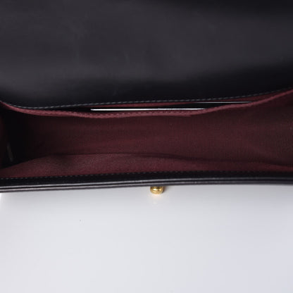 Chanel Caviar Suede Calfskin Chevron Medium Boy Flap Black 5 of 8
