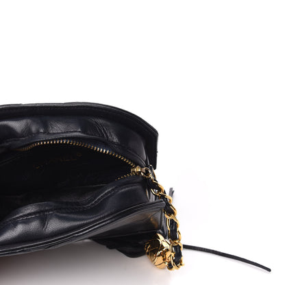 Chanel Lambskin Quilted CC Tassel Crossbody Black 7 of 9