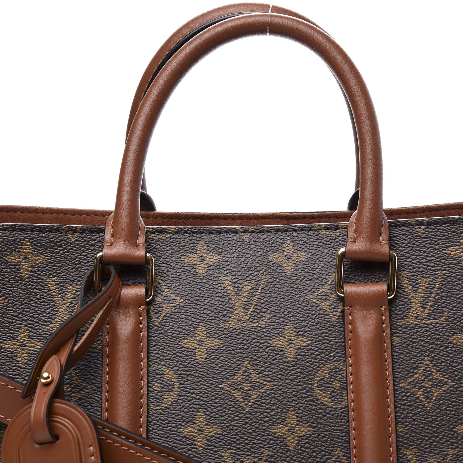 Louis Vuitton Monogram Soufflot MM Caramel 9 of 10
