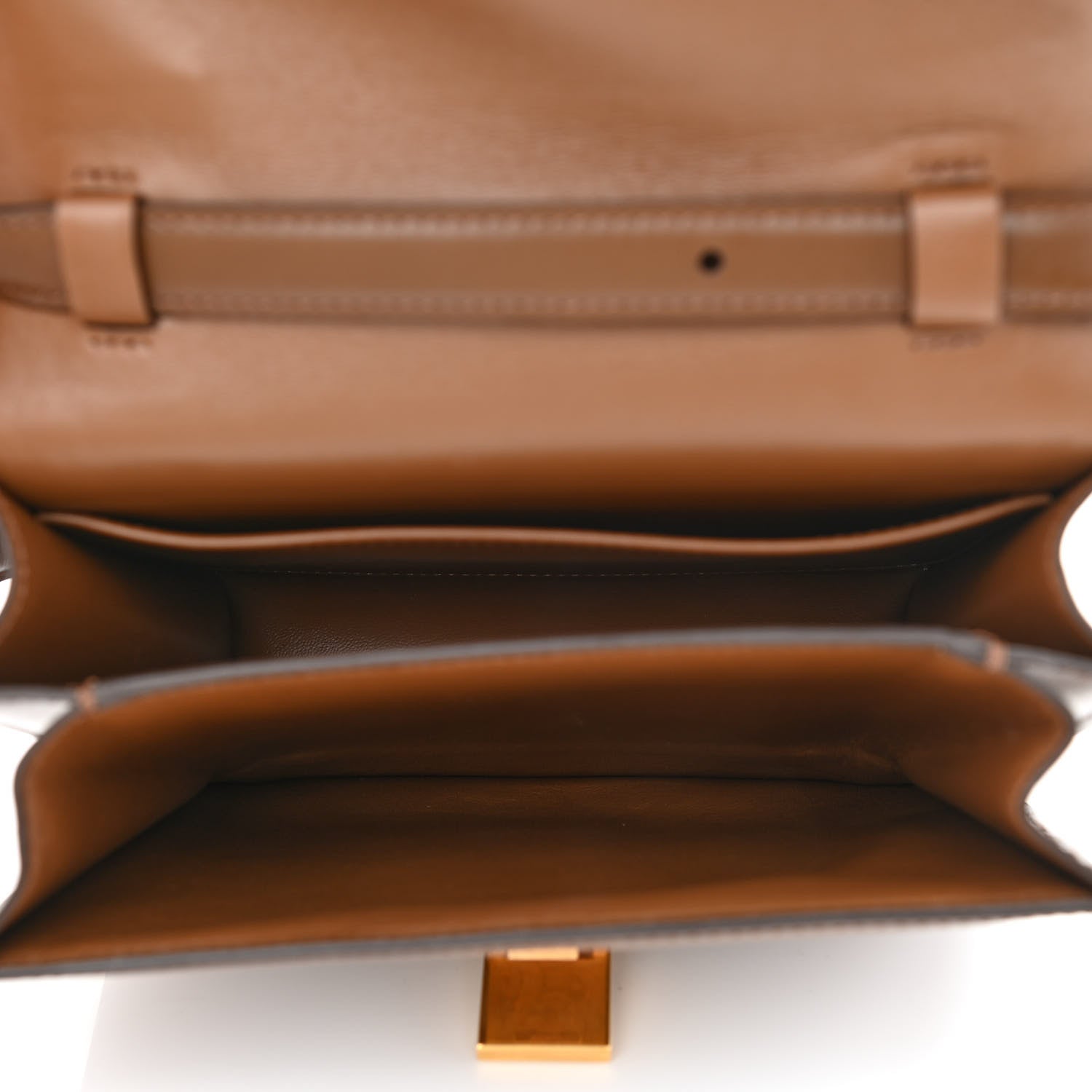 Celine Box Calfskin Small Classic Box Flap Bag Camel 5 of 10