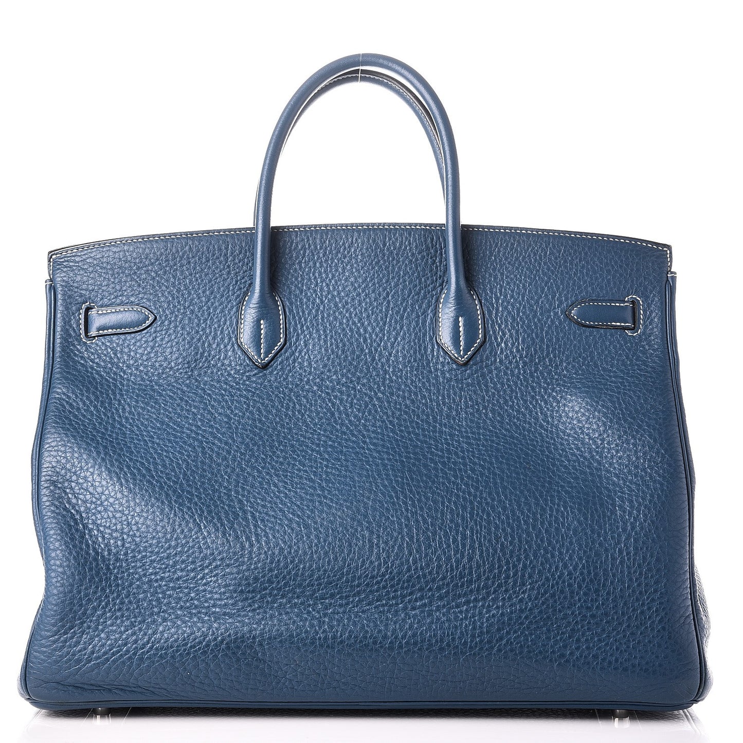 Taurillon Clemence Birkin 40 Bleu Thalassa