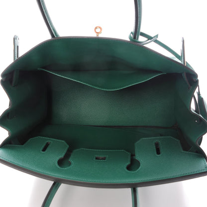 Hermes Epsom Birkin 30 Vert Vertigo 7 of 35