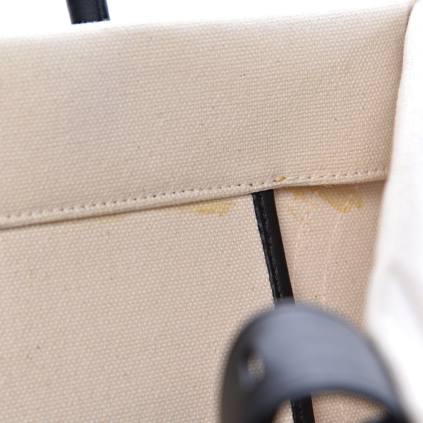 Cotton Canvas Medium Phantom Luggage White