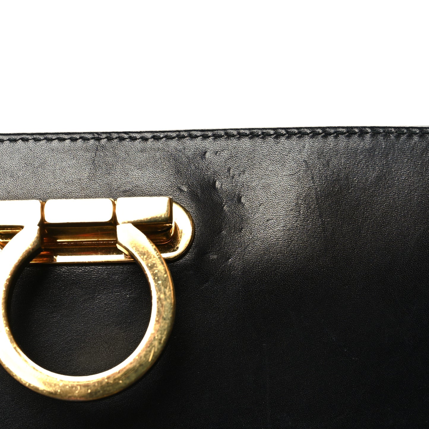 Calfskin Diana Clutch Black