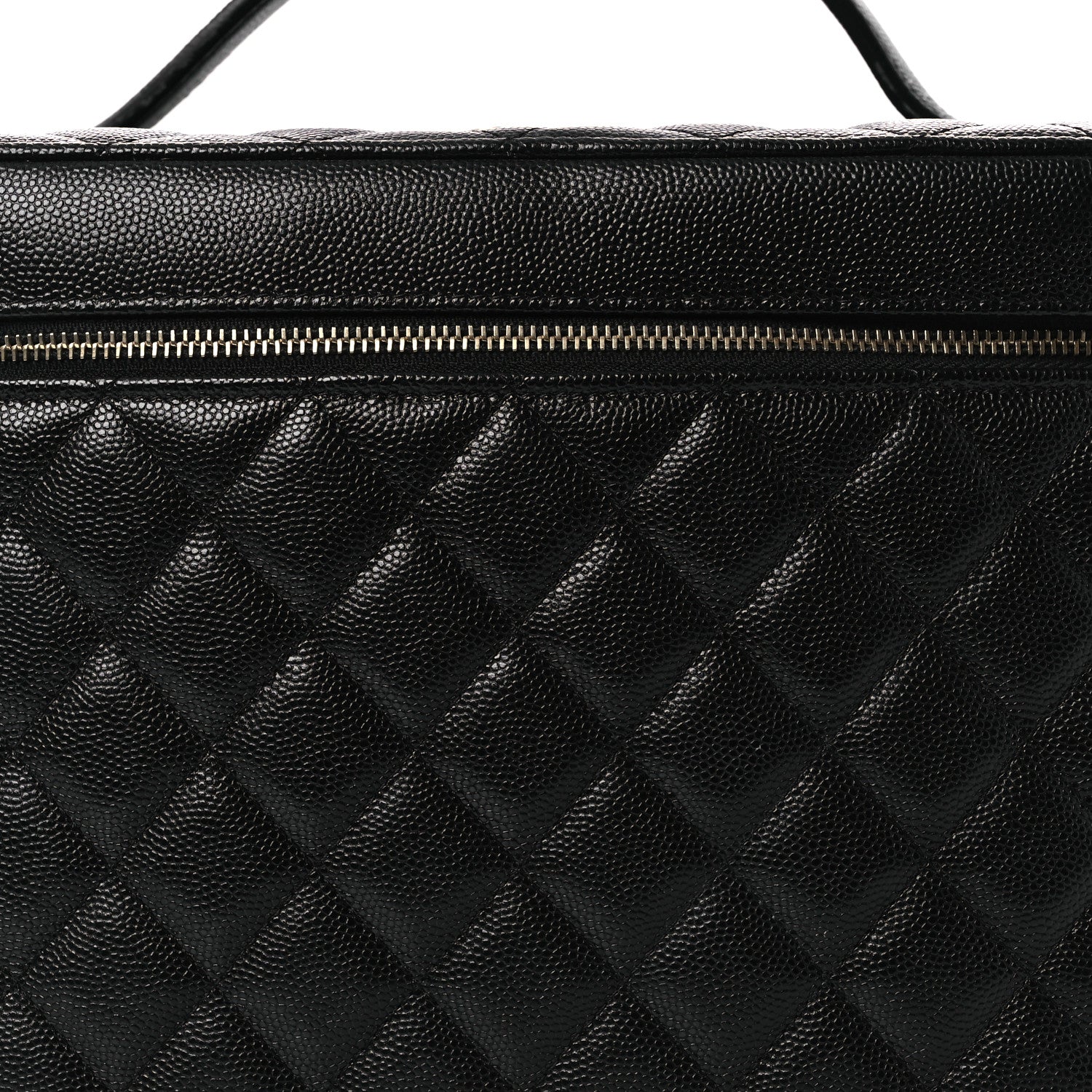 Chanel Caviar Quilted Large Vanity Pouch Black 8 of 12