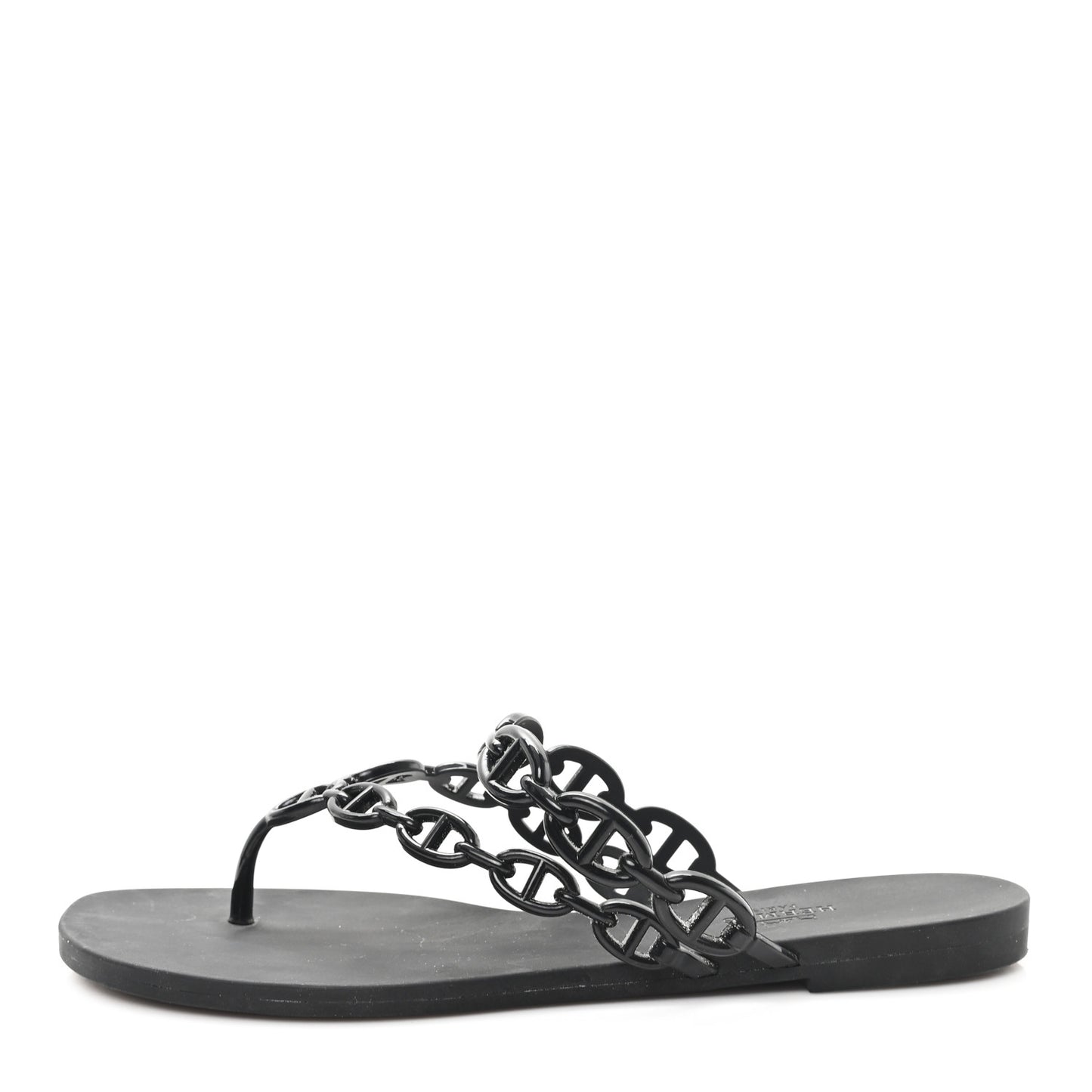 Rubber Womens Island Sandals 39 Black