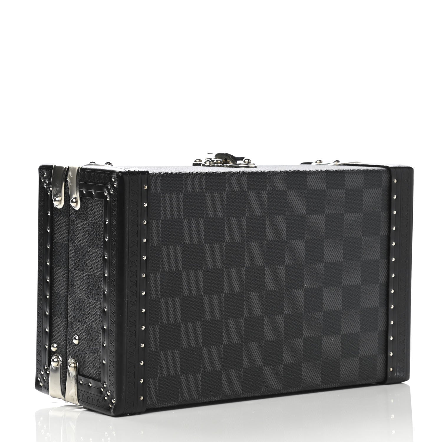 Louis Vuitton Damier Graphite Hard Sided Cufflinks Case 7 of 14