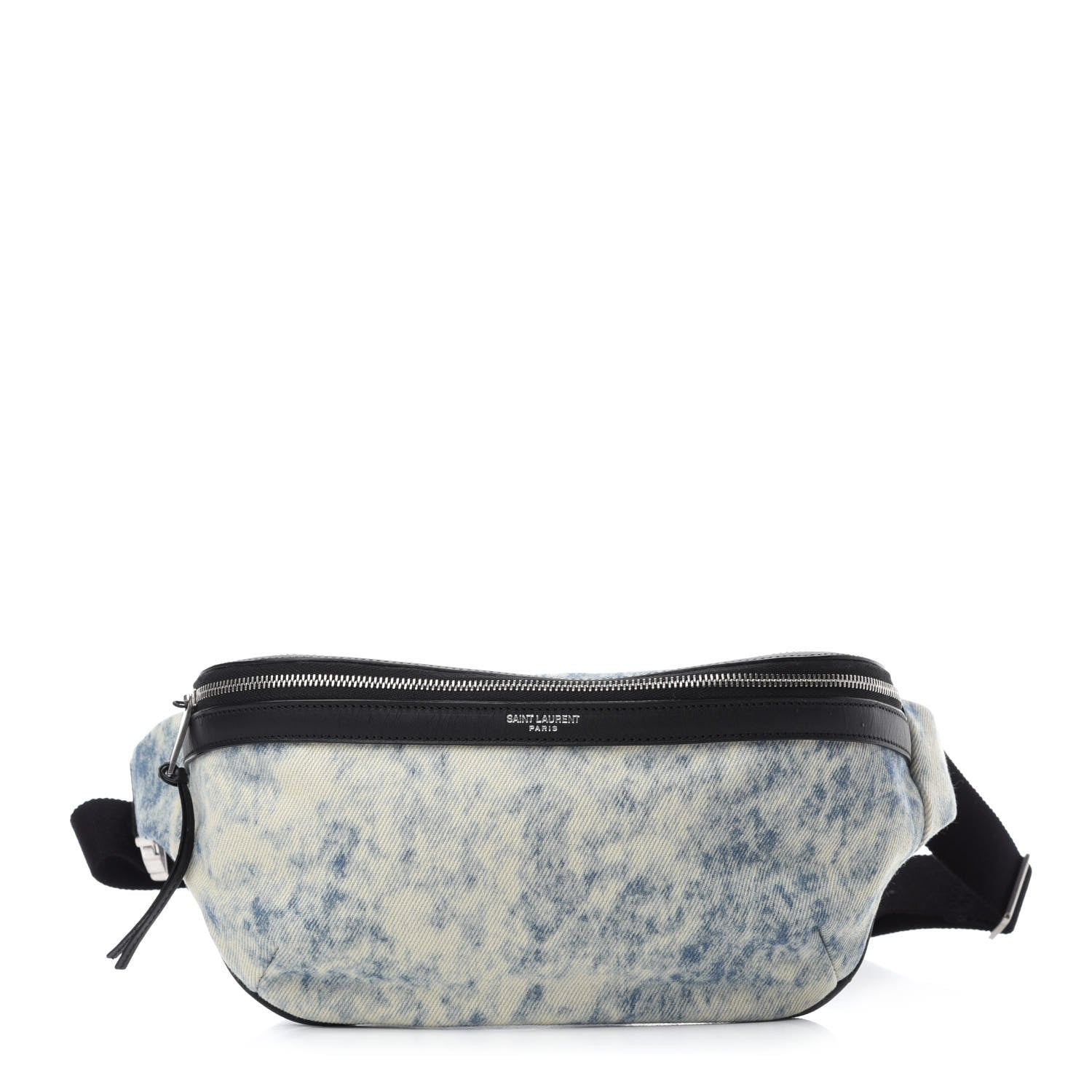 Saint Laurent Denim Grunge Belt Bag Faded Blue 1 of 10