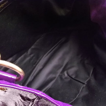 Saint Laurent Patent Roady Purple 6 of 9