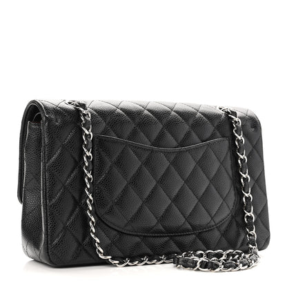 Chanel Caviar Quilted Medium Double Flap Black 3 of 11