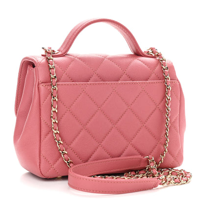 Chanel Caviar Quilted Small Business Affinity Flap Pink 3 of 11