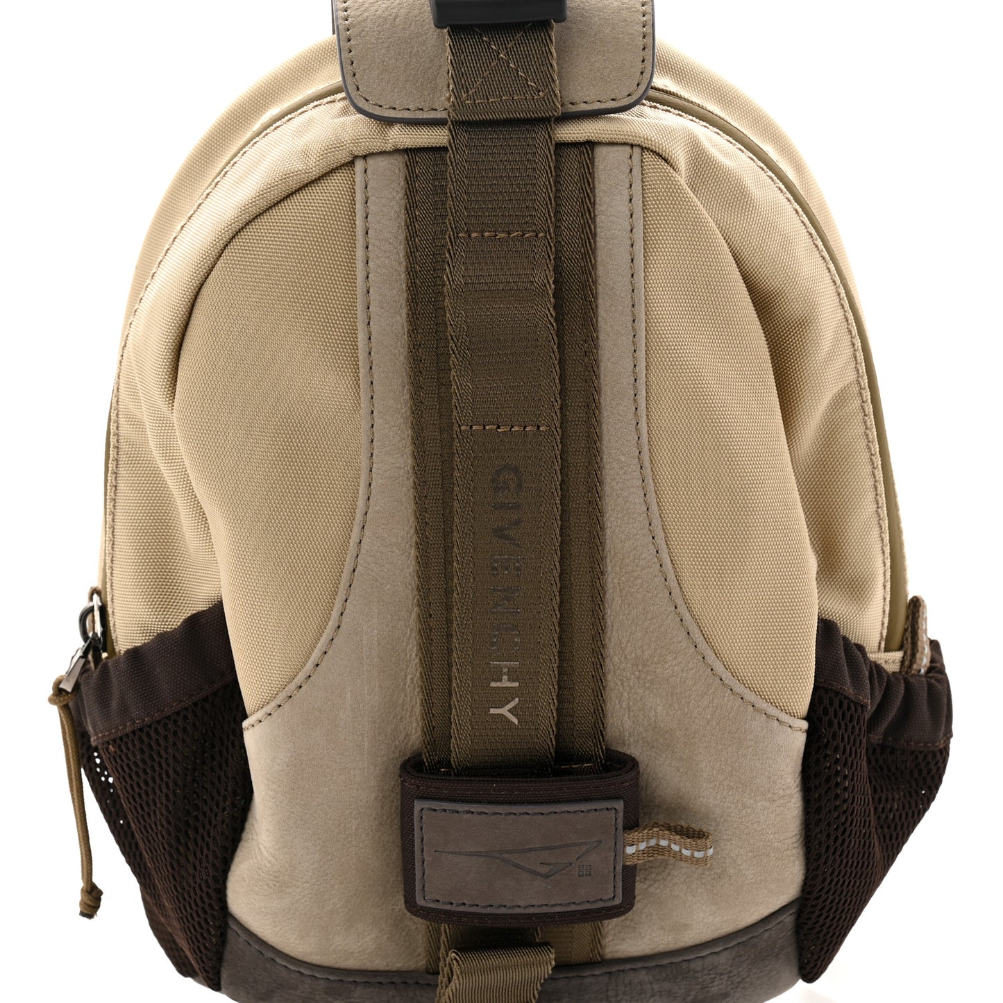 Nylon Nubuck G-Trail Small Sling Bag Taupe Anthracite Sand