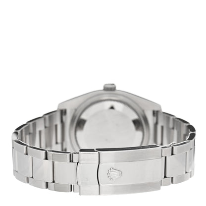 Rolex Stainless Steel 18K White Gold 36mm Oyster Perpetual Roulette Datejust Watch Silver 116234 3 of 5