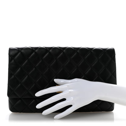 Chanel Aged Calfskin Quilted Reissue 2.55 Clutch Black 2 of 10