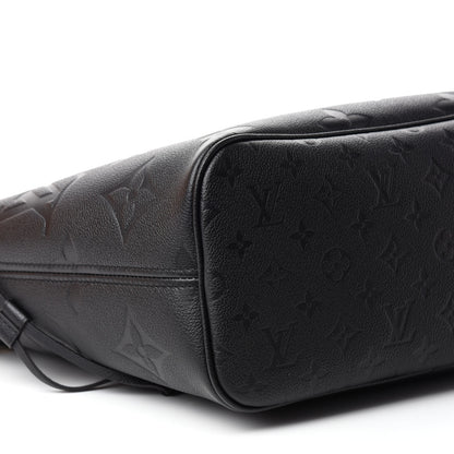 Louis Vuitton Empreinte Monogram Giant Neverfull MM Black 6 of 10