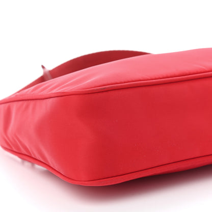 Prada Tessuto Nylon Mini Re-Edition 2000 Bag Rosso 8 of 9