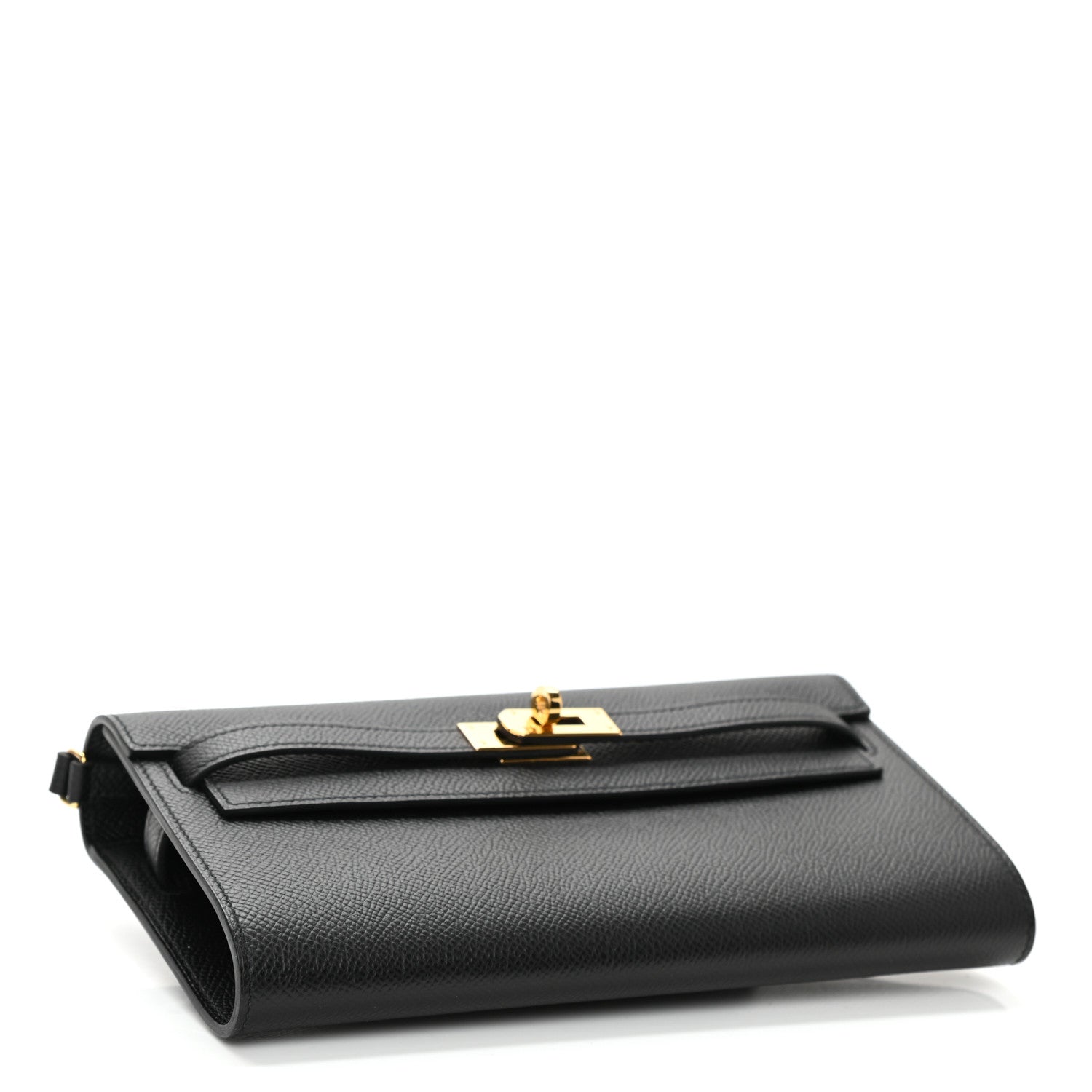 Hermes Epsom Kelly Wallet To Go Black 4 of 9