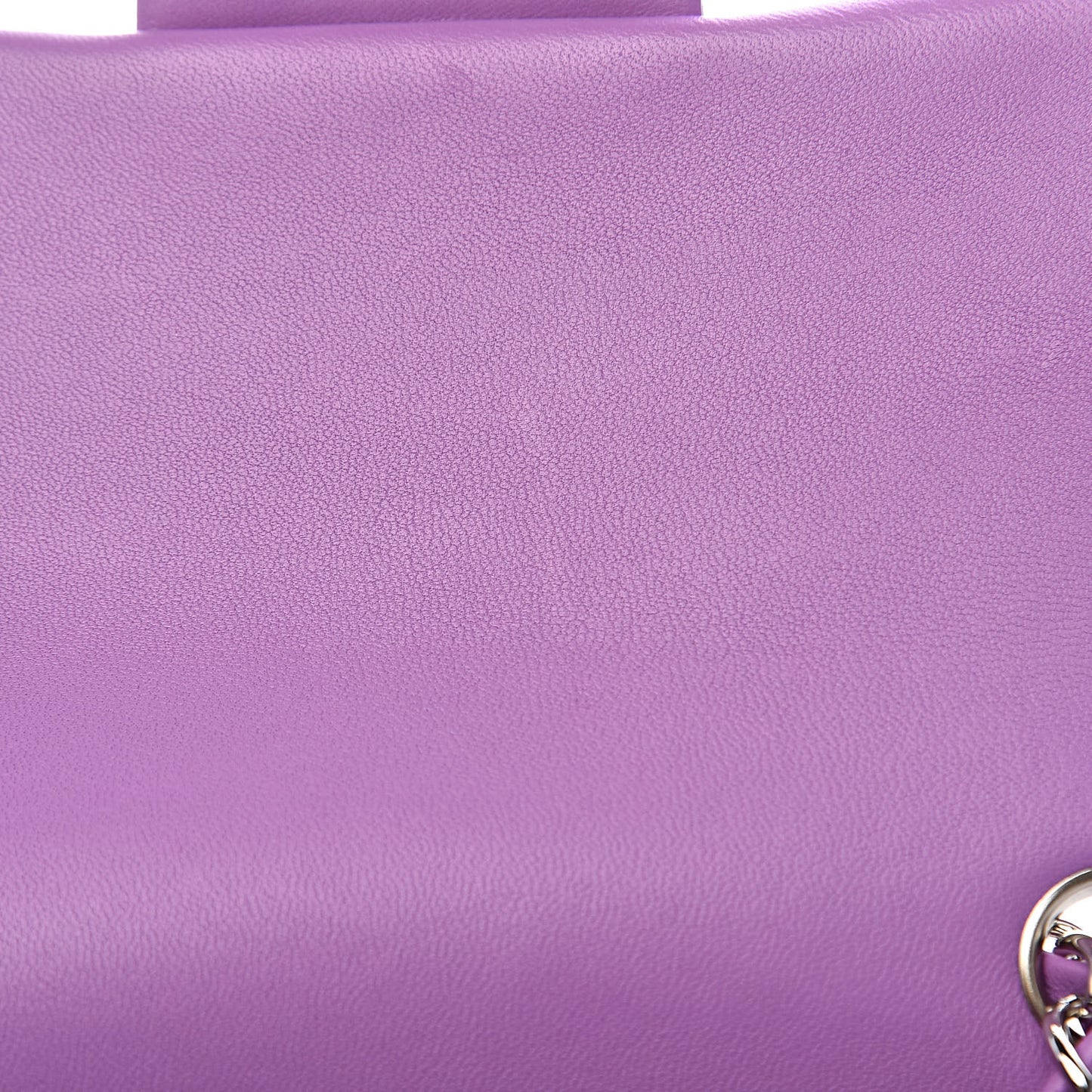 Lambskin Quilted Mini Square Flap Purple
