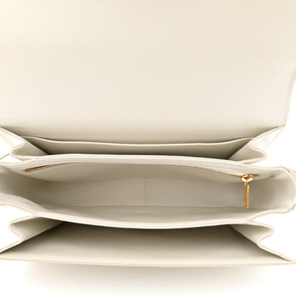 Celine Shiny Calfskin Medium Triomphe White 5 of 13