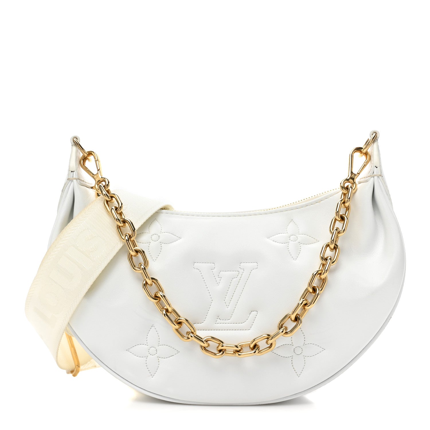Louis Vuitton Calfskin Bubblegram Over The Moon White 1 of 11