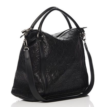 Louis Vuitton Monogram Lambskin Antheia Ixia MM Black 4 of 7