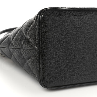 Chanel Caviar Quilted Medallion Tote Black 8 of 9