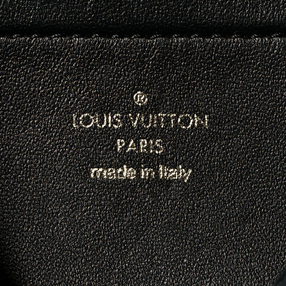 Louis Vuitton Lambskin Embossed Monogram Pochette Coussin Black 6 of 10