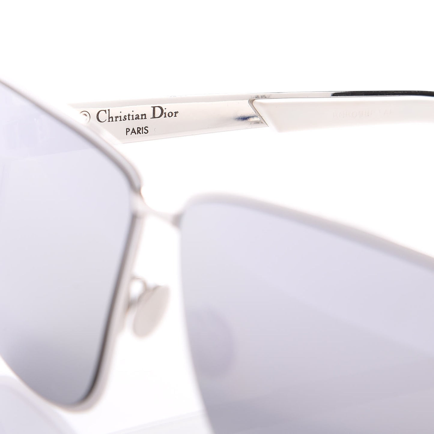 Metal Mirrored Futurist Sunglasses Silver