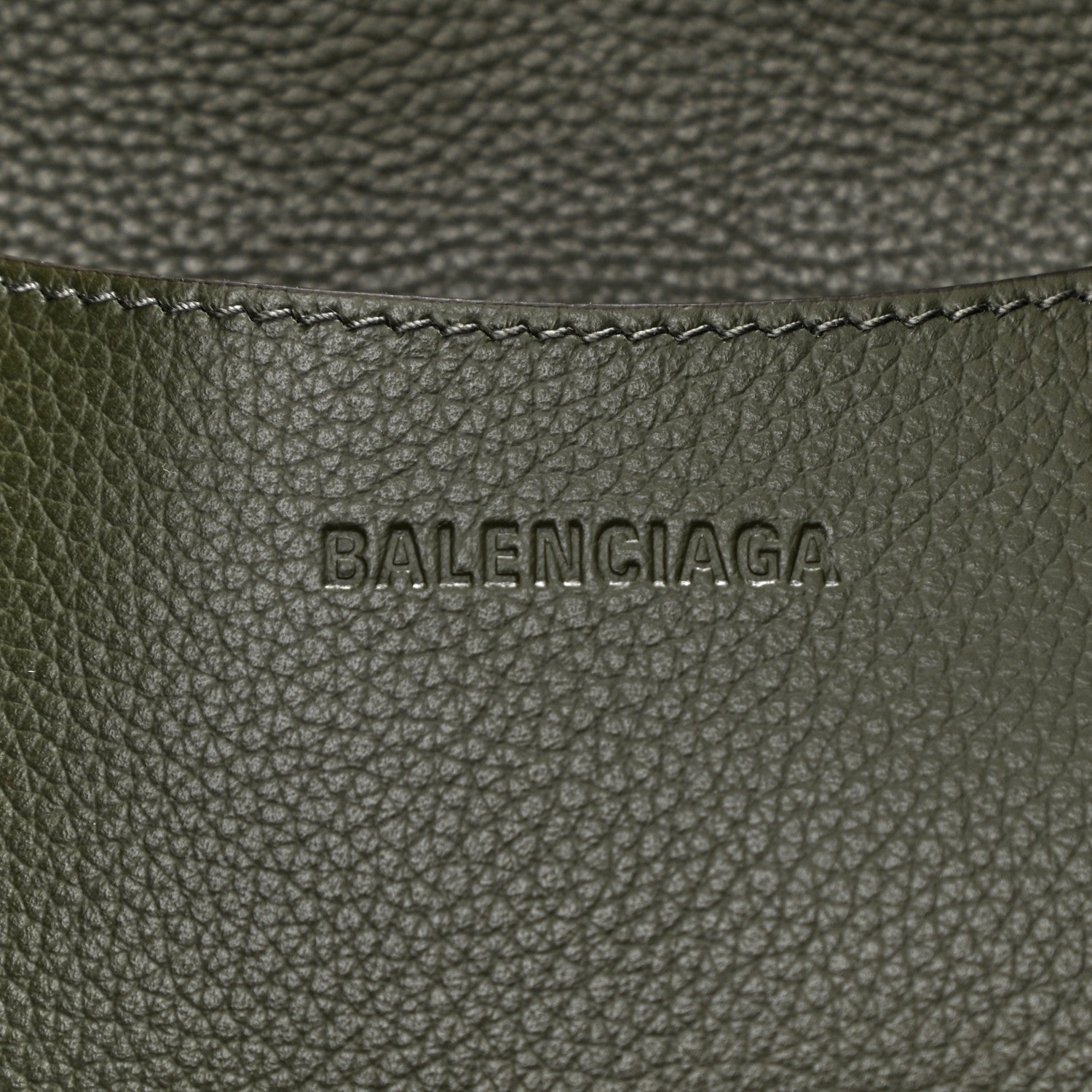Balenciaga Grained Calfskin Neo Classic Silver Hardware Medium City Khaki 6 of 9