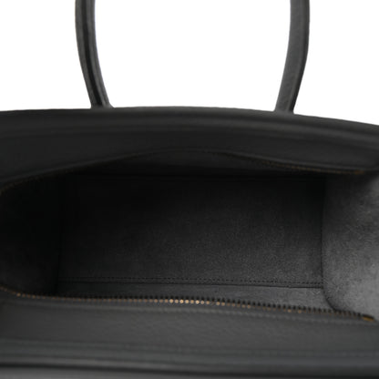 Celine Drummed Calfskin Nano Luggage Kohl 5 of 11