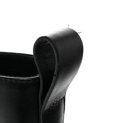 Prada Vitello Mens Lug Sole 45mm Combat Boots 9 Black 13 of 14
