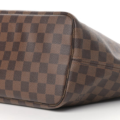 Louis Vuitton Damier Ebene Neo Neverfull MM Rose Ballerine 9 of 11