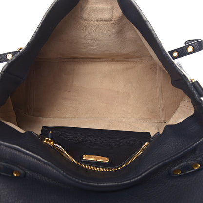 Miu Miu Cervo East-West Flap Satchel Blue 5 of 24