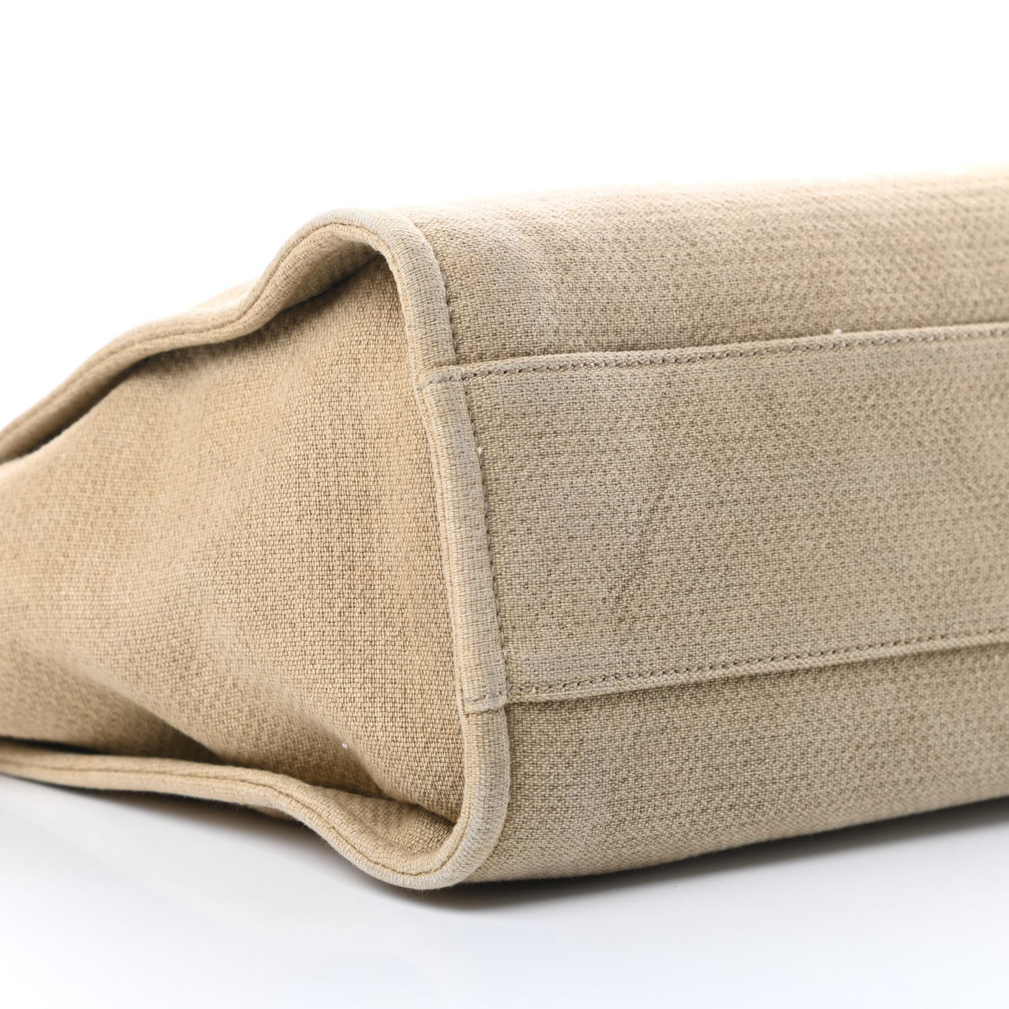 Canvas Small Deauville Tote Beige Black