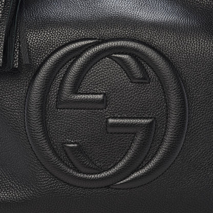 Gucci Pebbled Calfskin Large Soho Hobo Black 10 of 10